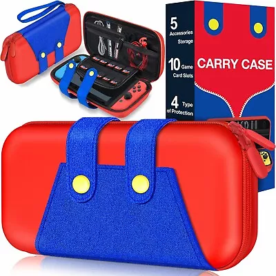 Carrying Case FOR Nintendo Switch&New Switch OLED Model (2021) Hard Travel Bag • $14.99