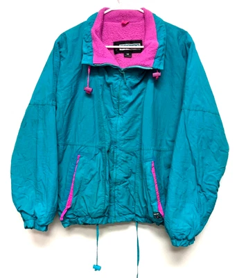 $11.47 • Buy Vintage Pacific Trail Womens Blue Green Full Zip Retro Jacket Coat - Size M