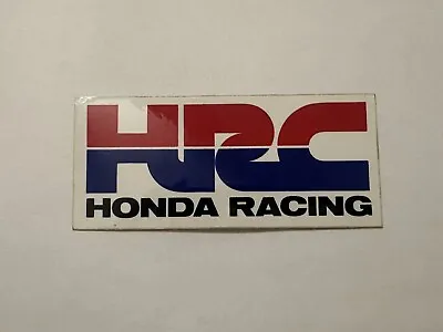 Vintage HRC HONDA RACING STICKER Motorcycle Motocross Superbike MotoGP Decal NOS • $5.99