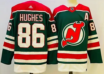 New Jack Hughes New Jersey Devils Men's Hockey Jersey Stitched S-3XL • $59.90
