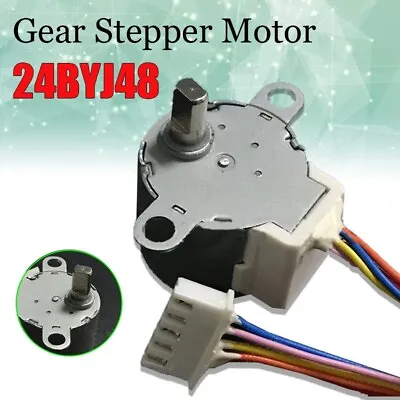 24BYJ48 Gear Stepper Motor DC 12V 4 Phase 5 Wire Mini Geared Reduction Motor New • $4.50