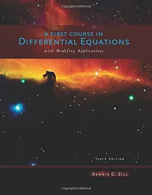 $88.72 • Buy A First Course In Differential Equations With Modeling Applications By Dennis...