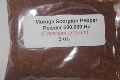 1 Oz. Moruga Scorpion Pepper Powder 500000 HU (Capsicum Annuum) • $7.95