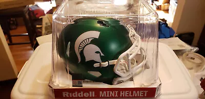 Michigan State Spartans 2023 Design Satin Replica Mini Helmet Ncaa Riddell • $28.95