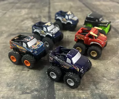 Lot Of 6 Hot Wheels Monster Jam Mighty Minis Grave Digger • $16.99