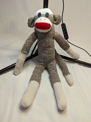 £33.26 • Buy Handmade New Sock Monkey 19 Inch Rockford Red Heel.