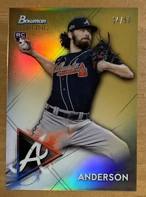 2021 Bowman Sterling Ian Anderson Gold Refractor Parallel Rookie 14/50 RC SSP • $29.99