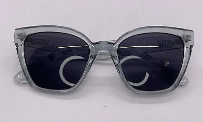 VANS Sunglasses Off The Wall Women’s Fashion Hip Cat Eye Clear Transparent • $14.13