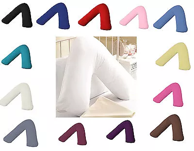 £4.49 • Buy V Shaped Pillow Case Cover - Pregnancy Maternity Orthopaedic Support Nursing