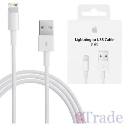 $23.95 • Buy IPhone 12 / Pro / Max / Mini GENUINE Apple Lightning Data Sync Cable Charger 1m