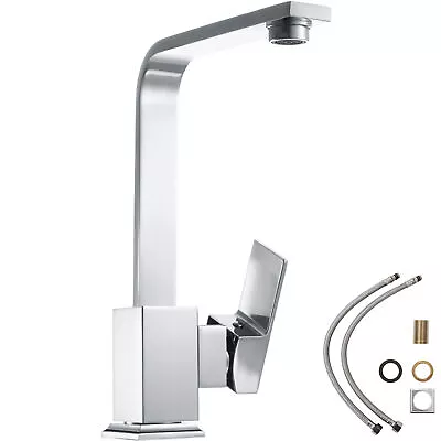 3-Way Kitchen Tap One-hand Mixer Chromed Brass Basin Bath Water Faucet New • £41.99