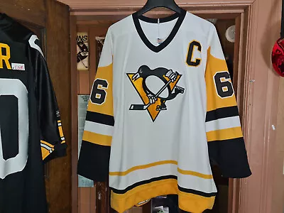 Mario Lemieux #66 Pittsburgh Penguins Golden Toe Authentic Ccm Hockey Jersey 48 • $2566.89