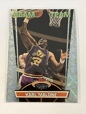 1992-93 Topps Stadium Club Beam Team Members Only Karl Malone #17 HOF • $7.99