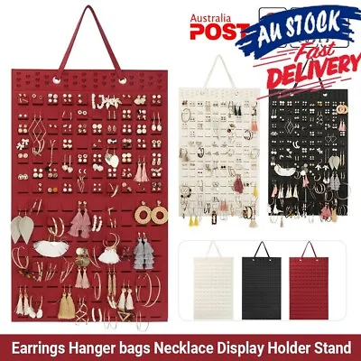 Earrings Hanger Bag Hanging Jewelry Organizer Necklace Glasses Display Holder • $12.98