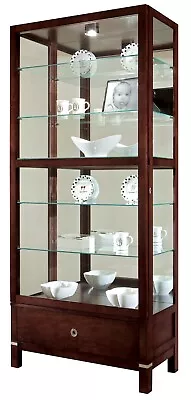 Howard Miller Williamson Curio Cabinet 680515 Espresso Finish 6 Level Display • $2099