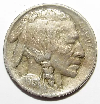 1913 Buffalo Nickel Type 1 VF (I138) • $16