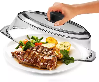 Tall Glass Microwave Splatter Cover For Food - Cookware & Bakeware Serving Dish  • $42.99