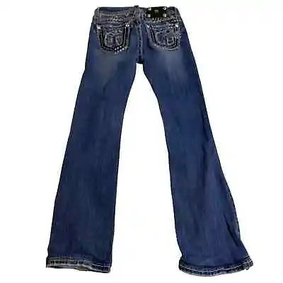 Miss Me Pocket Details Boot Cut Jeans Women’s Junior Size 14 • $36