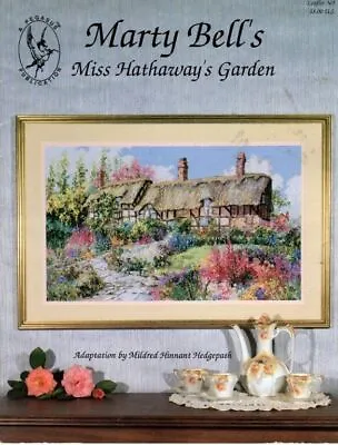Vintage Pegasus Cross Stitch Marty Bell's Miss Hathaway's Garden • $9.95