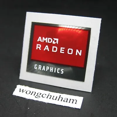 PC Notebook Sticker - AMD Radeon Graphics Sticker 17mm X 20mm #202211221235 • $2.22
