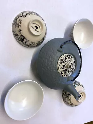 Jameson & Tailor Quality Japanese Style Ceramic Teapot & Bowl Set.  • £19.99