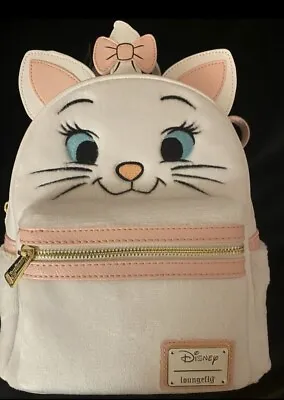 Marie Aristocats Cosplay Loungefly Backpack Paris Exclusive Fuzzy • $200