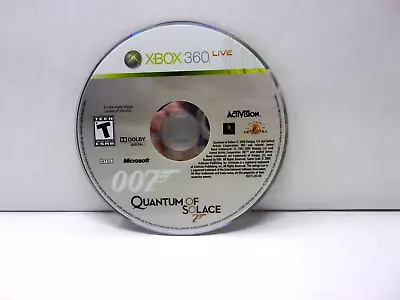 XBox 360 Lot Of 2 Video Games 007 Quantum Of Solace Power Up Heroes Discs Only • $10.89