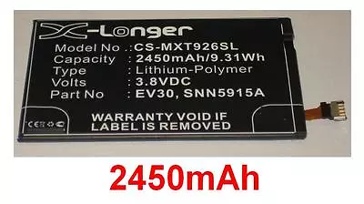 BATTERIE 2450mAh Type EV30 SNN5915A SNN5915B For Motorola Droid Razr Maxx HD • $42.17