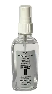 Mjolnir Pure Silicone Oil Tool Spray 100ml - 100% Silicone Oil Without Additives • £12.48