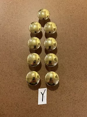 Vintage Brass Dresser Desk Cabinet Drawer Pulls And Knobs 9 Piece Lot Y Single • $10