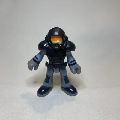 £2.99 • Buy Fisher Price Imaginext Fighter Pilot With Helmet Orange Glasses
