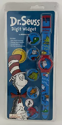 Dr. Seuss Digit Widget Watch 1998 With SIX Interchangeable Character Disk SEALED • $24.77