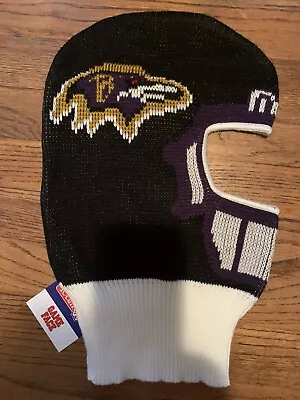 Nfl Baltimore Ravens Winter Full Face Mask Nwt Very Rare Helmet Hat Face Mask • $30