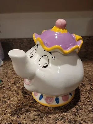 Mrs. Potts Beauty & The Beast Treasure Craft Disney Ceramic Teapot Cookie Jar • $39.99