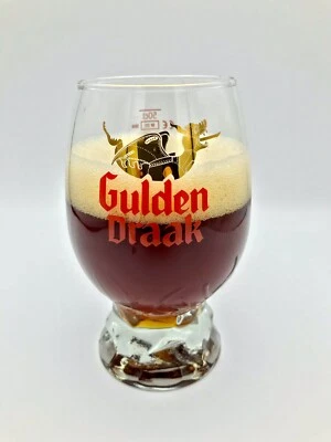 £9.95 • Buy Gulden Draak Big Egg 50cl Nucleated Belgian Beer Glass Brand New Craft Ale Bar
