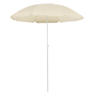 $40.95 • Buy Outdoor Parasol 1.8m Tilt Function Weather Resistant Garden Shade Parasol Round