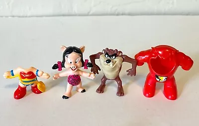 McDonald's Super Looney Tunes Tasmanian Devil TAZ Flash Petunia Pig Toys 1991 • $4.99