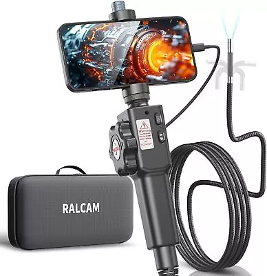 Articulating Borescope 2-Way 180° Endoscope Camera With 8.5mm Lens 1080P Video • $179.99