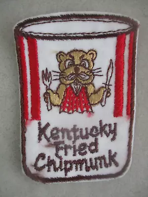 Vintage Wacky Packages Patch Kentucky Fried Chipmunk 3.5  • $9.99