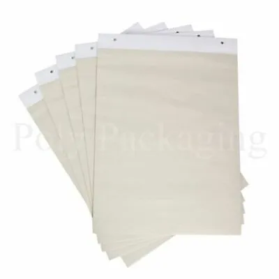 Large OFFICE A1 FLIPCHART PAPER (813x584mm)Plain White Pad Easel Stand • £12.98