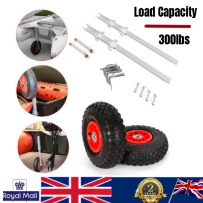 £94 • Buy Aluminum Boat Transom Launching Wheel Dolly For Inflatable Boat,Dinghy