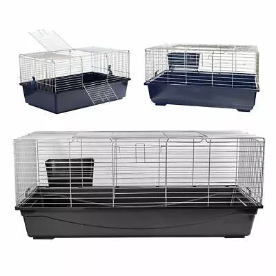 Single Level Indoor Rabbit Cage Small Animal Pet Home Rat Guinea Pig Hutch House • £23.95