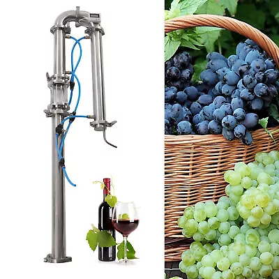 2  In Stainless Still Moonshine Reflux Distilling Column Brew Wine Making Tool • $158