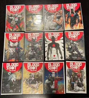 Bloodshot Salvation 1 - 12 Complete  - Comic Lot Run Set - Jeff Lemire - Valiant • $5