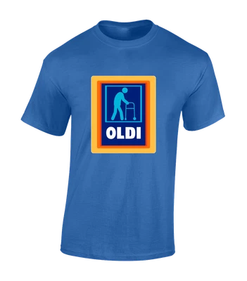 £7.99 • Buy Oldi Funny Mens T Shirt Joke Birthday Gift Present Idea For Dad Grandad Husband