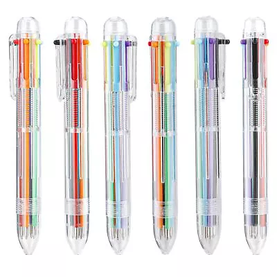 Multicolor Pen In One Multicolor Ballpoint Pens 6 Pack Retractable Multiple... • $7.88