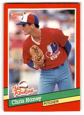 1991 Donruss The Rookies #44 Chris Haney    Montreal Expos Baseball Car ID:52448 • $1.50