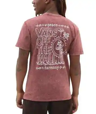 Vans Mens Plant Harmony Acid Wash T-Shirt / Red / RRP £42 • £17