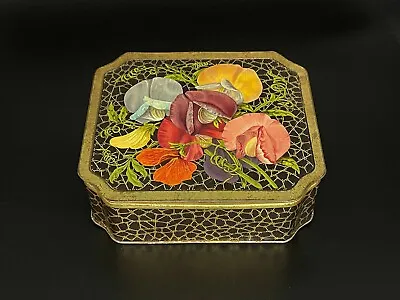 Macfarlane Lang - Art Deco Floral Biscuit Tin 1924 • $70