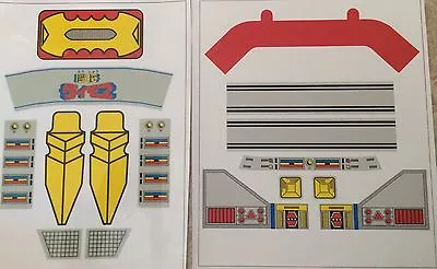 $25.99 • Buy Daimos Popy Jumbo Machinder Shogun Warrior  Decal Stickers - VINYL